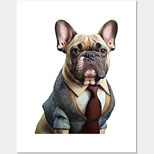 Yuppie French Bulldog Posters and Art